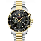 Movado Men’s Quartz Swiss Made Stainless Steel Black Dial 42mm Watch 2600146